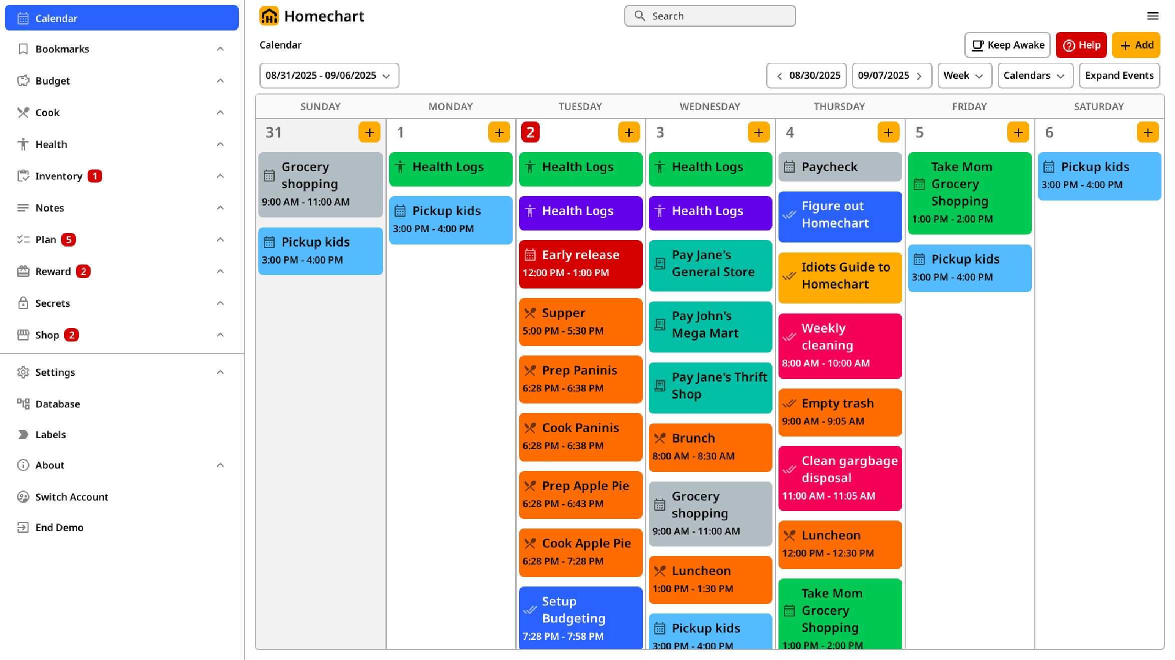Calendar Week