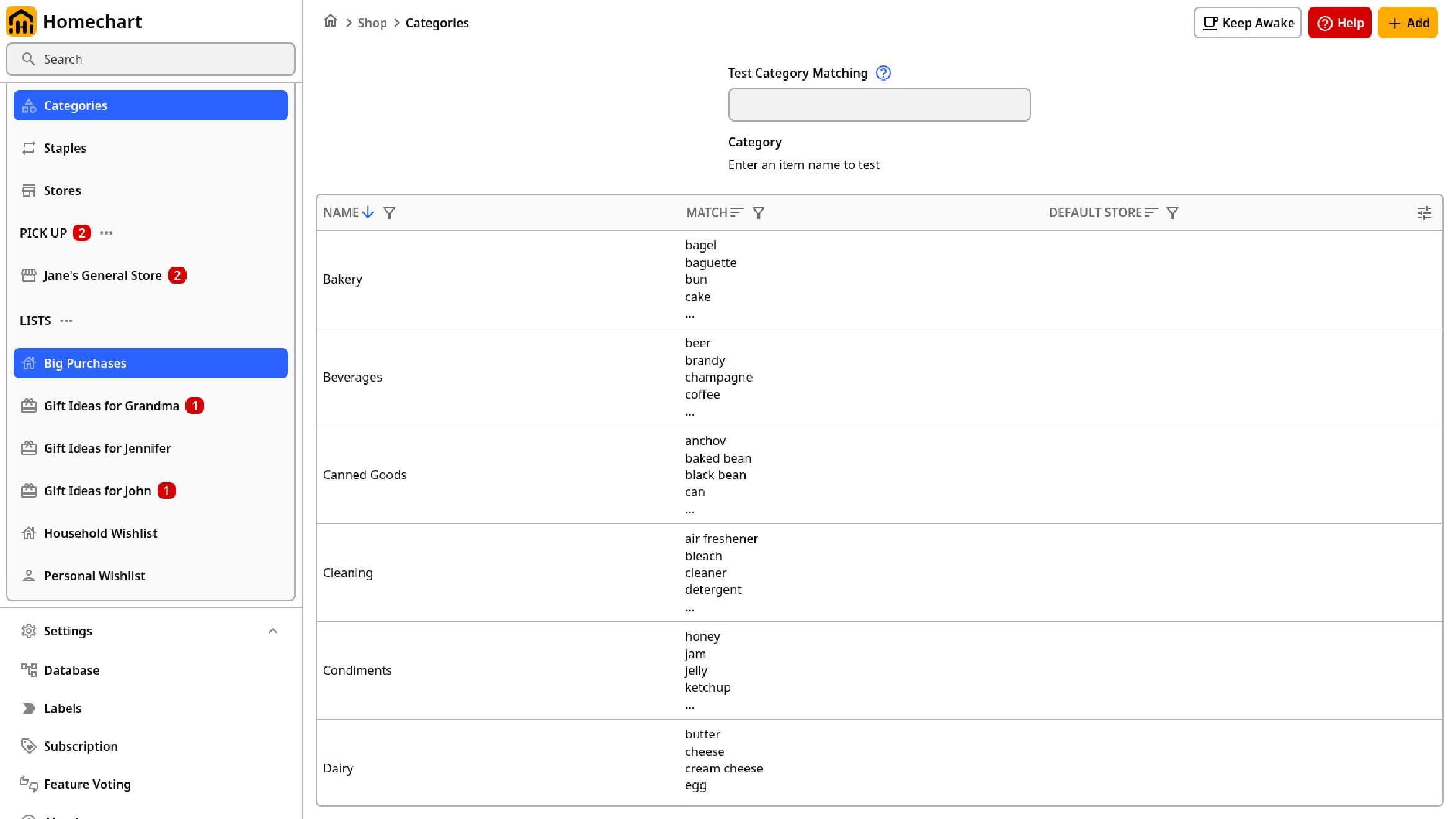 Shop Categories