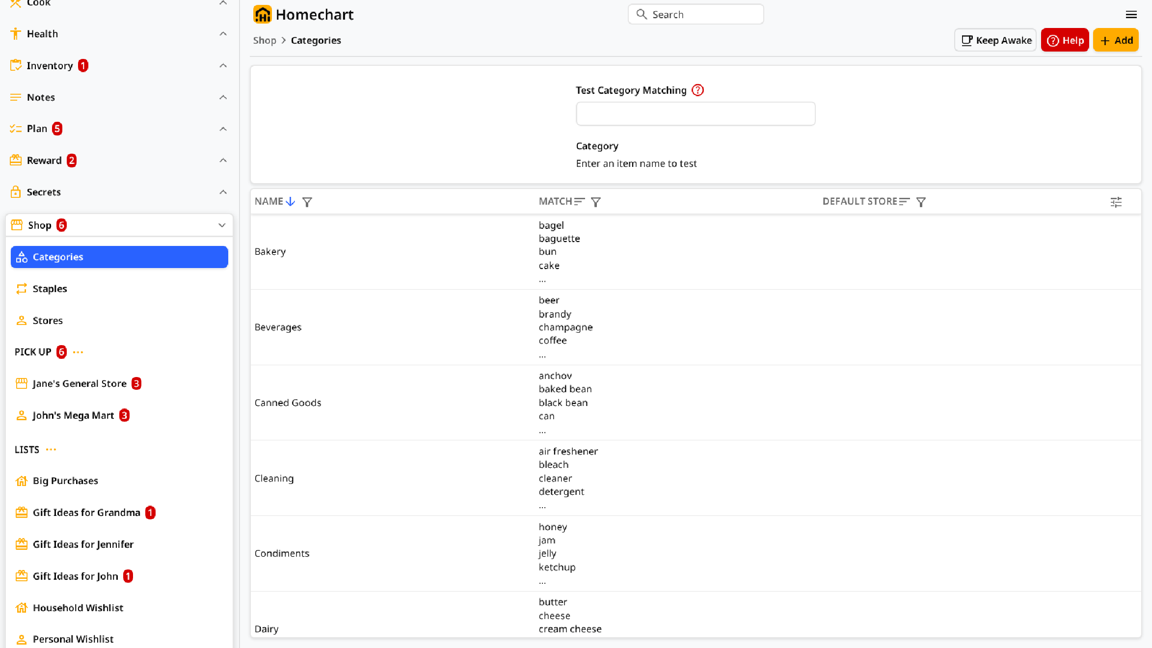Shop Categories