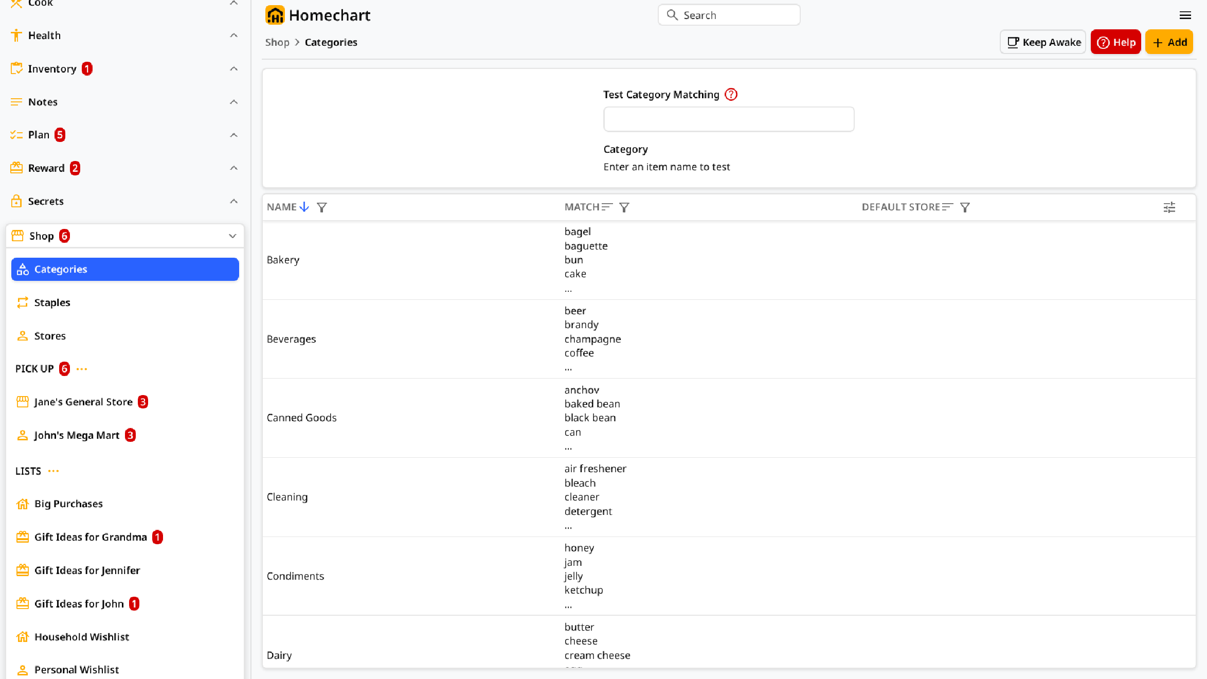 Shop Categories
