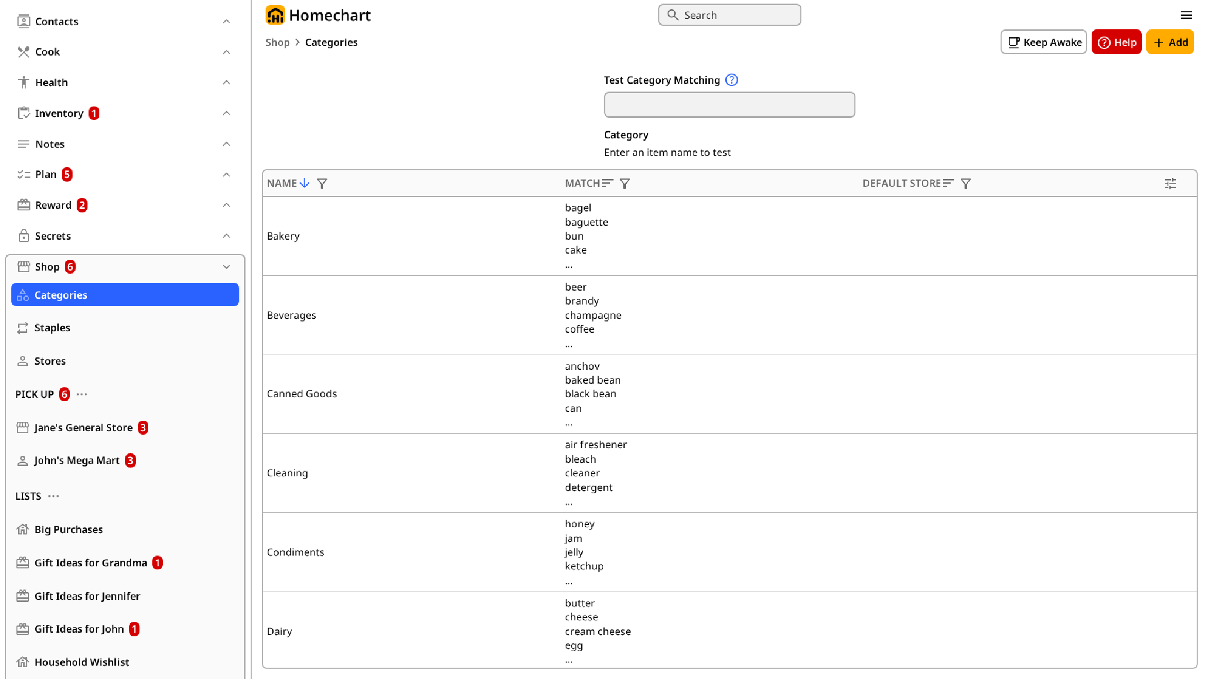 Shop Categories