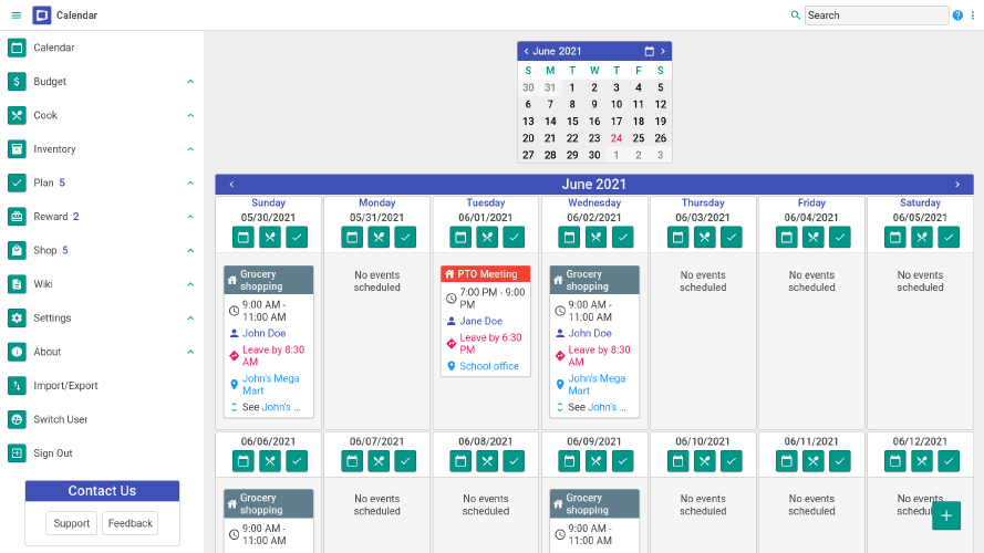 Calendar