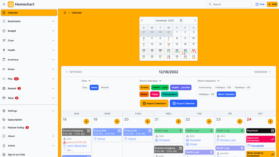 Calendar