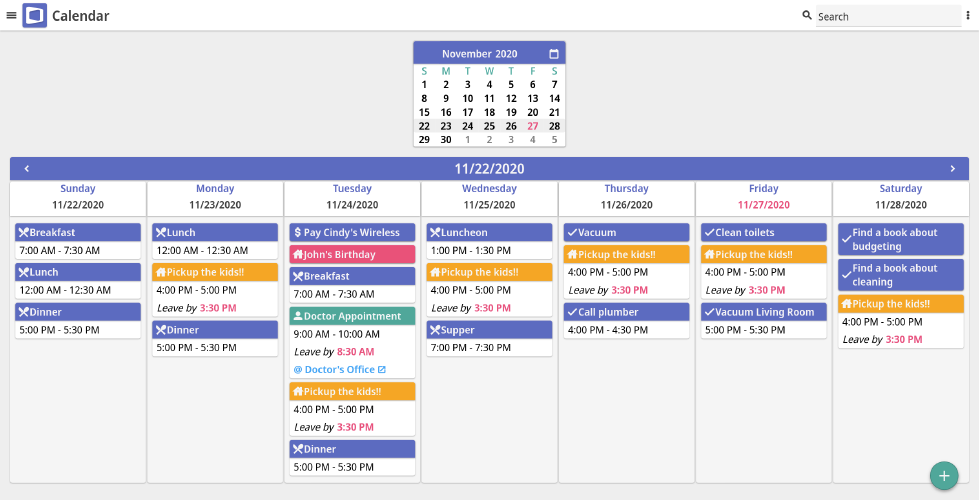 Calendar